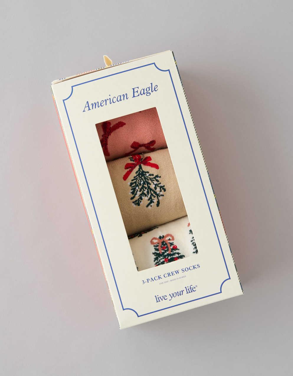 AE 假日襪 3 件裝