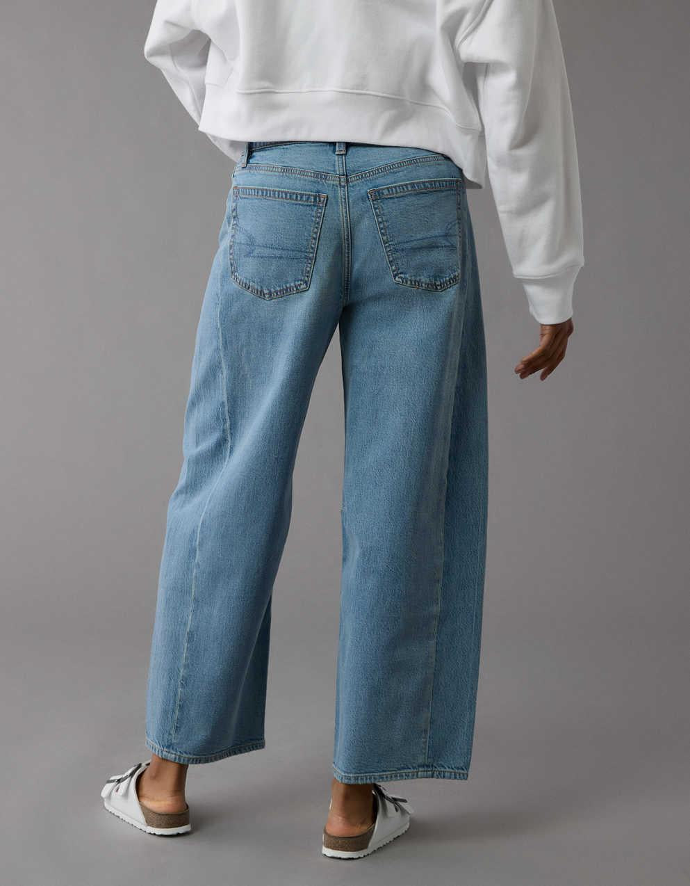 AE Dreamy Drape Strigid Barrel 牛仔褲