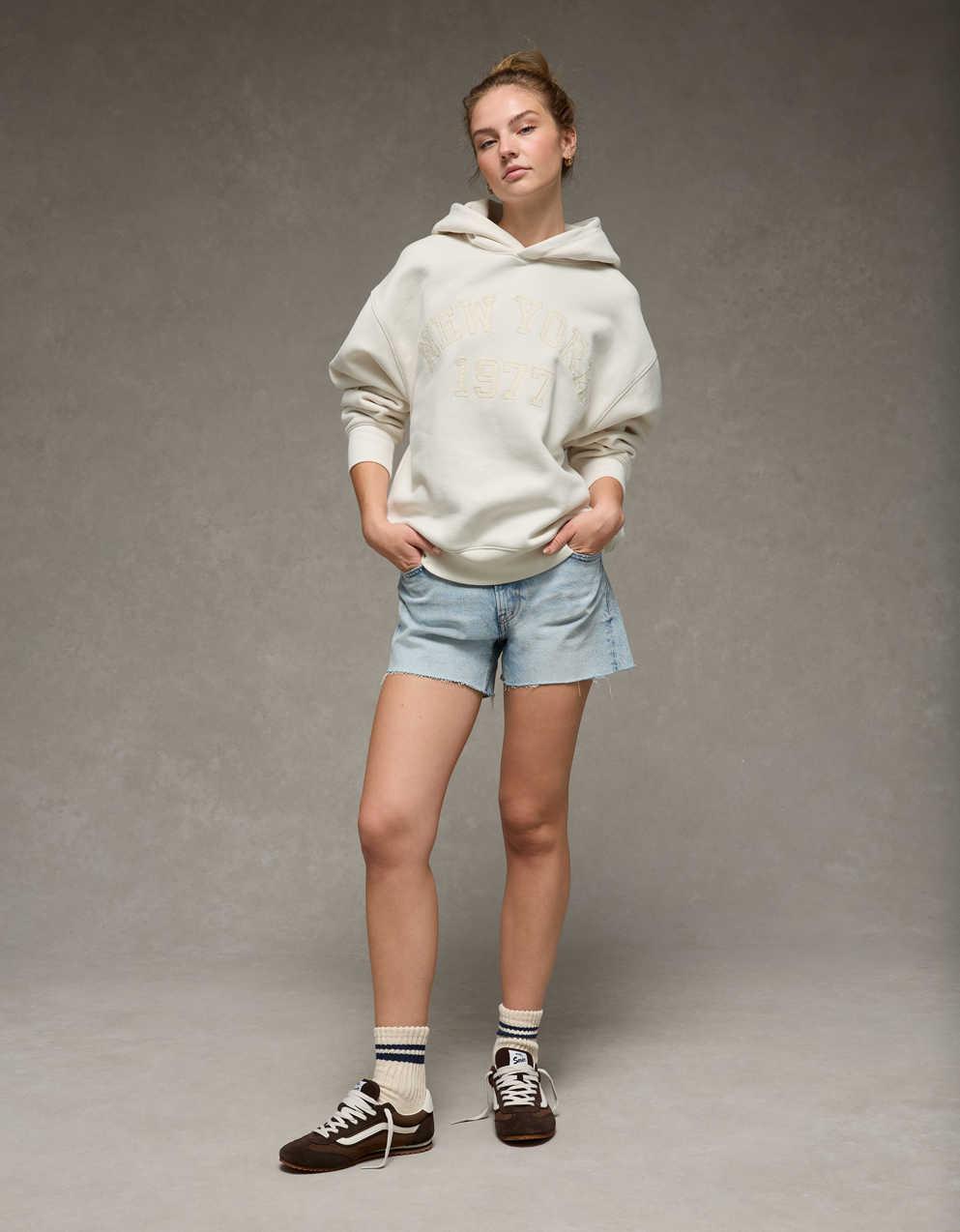 AE Everyday Luxe 圖案連帽衫