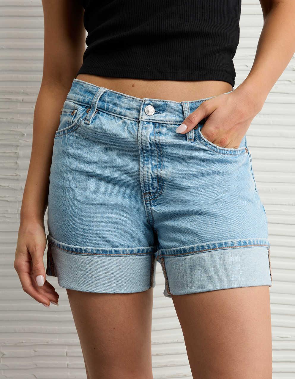 AE 6" Strigid Super High-Waisted Relaxed Denim Short