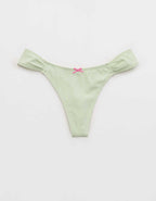 Superchill Cotton Ruched Thong Underwear