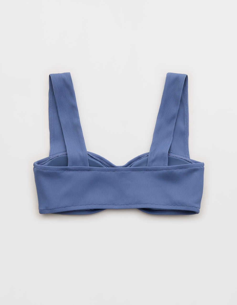 Aerie 寬帶條紋比基尼上衣
