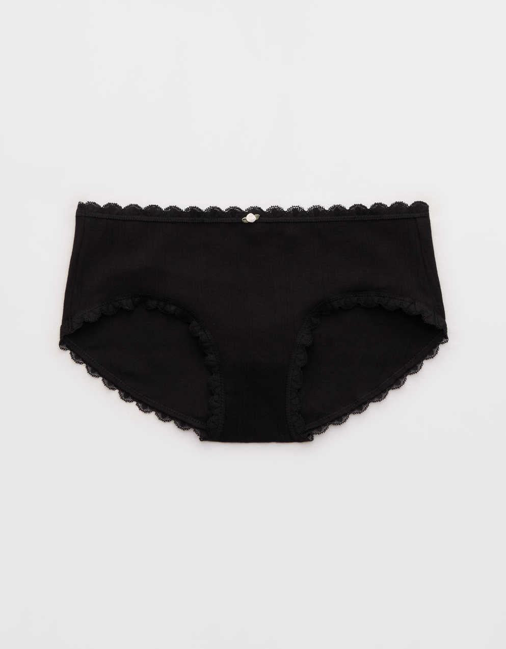 Superchill Cotton Pointelle Lace Boybrief Underwear