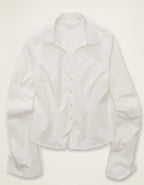 AE Fitted Poplin Button-Up Shirt