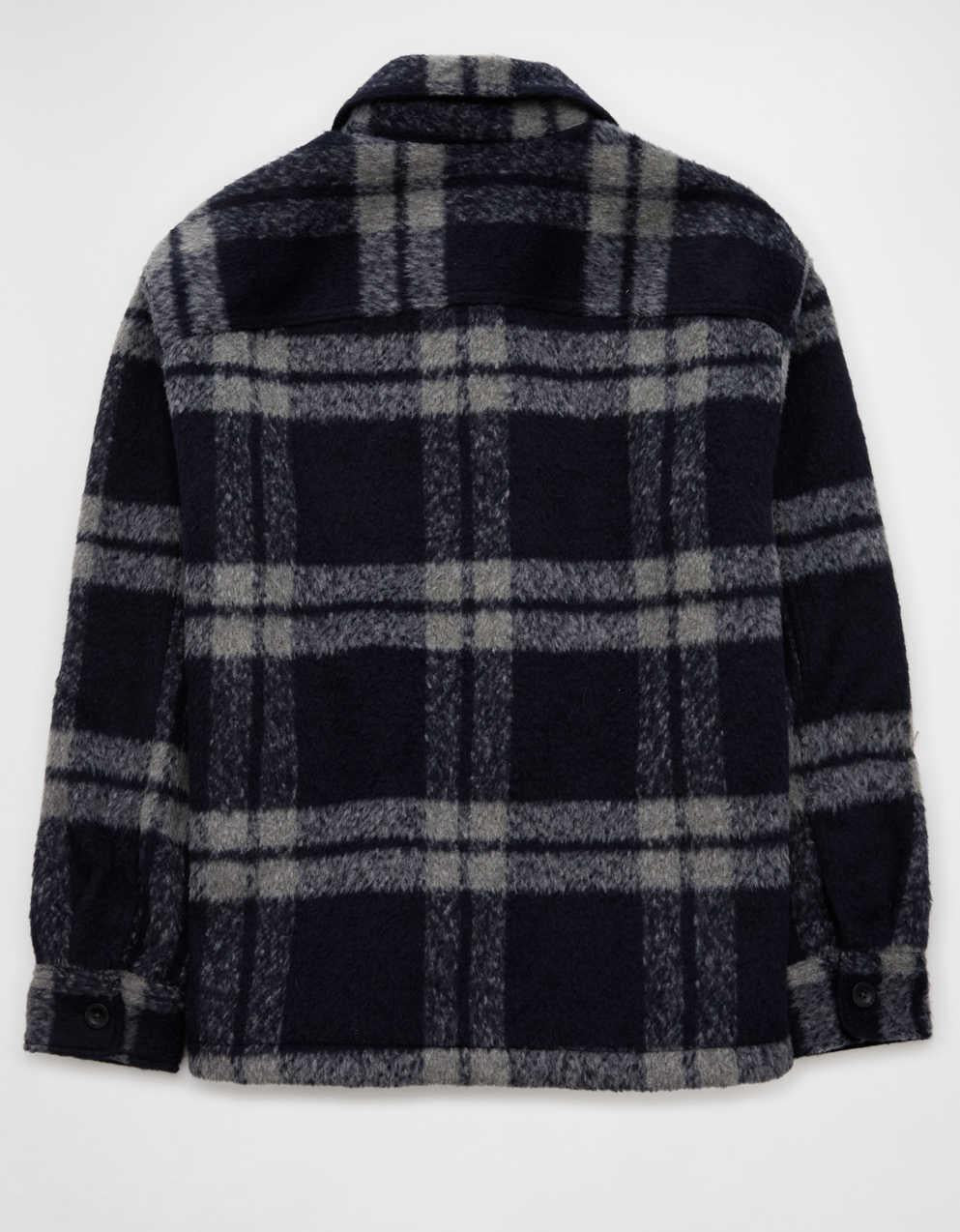AE 格子恤衫外套