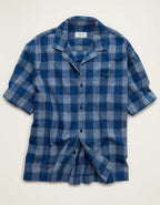 AE Relaxed Fit Camp Collar Button-Up Shirt