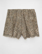 AE High-Waisted Leopard Short