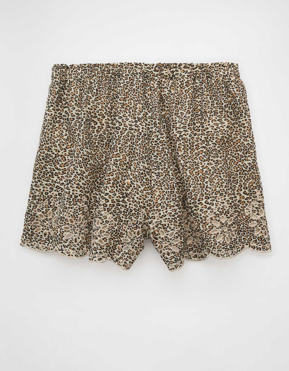 AE High-Waisted Leopard Short