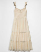 AE Bella Flutter Sleeve Midi Dress