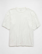AE Boxy Linen-Blend T-Shirt
