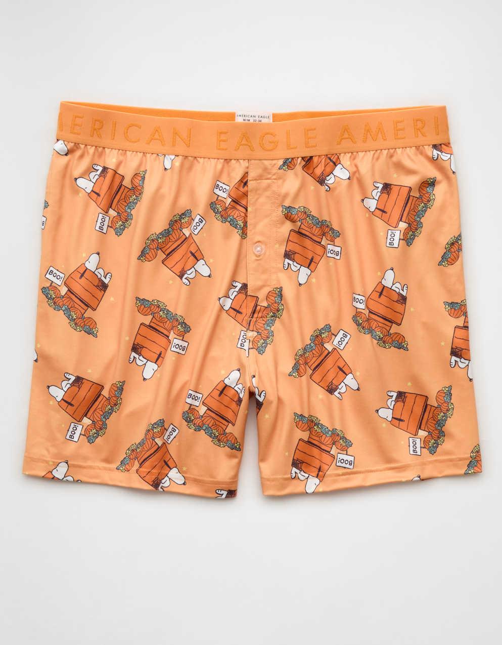 AEO 男士萬聖節 Snoopy 超柔軟口袋平腳內褲
