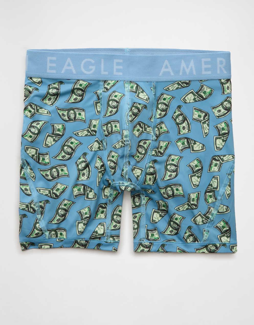 AEO 男士 Money 6" 彈性平腳短褲