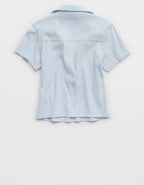 Aerie 短版Polo T 恤
