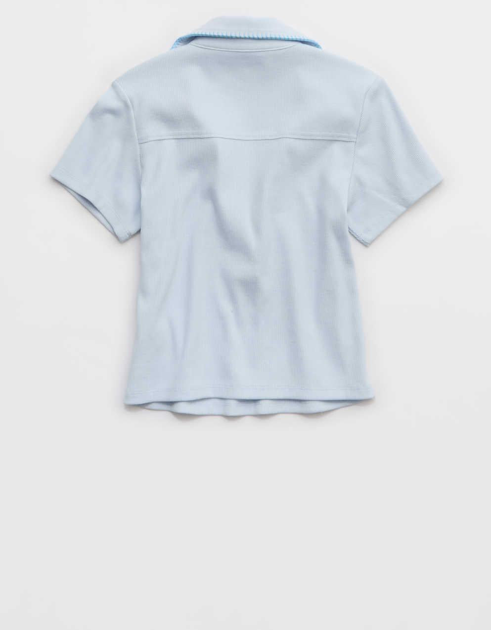 Aerie 短版Polo T 恤