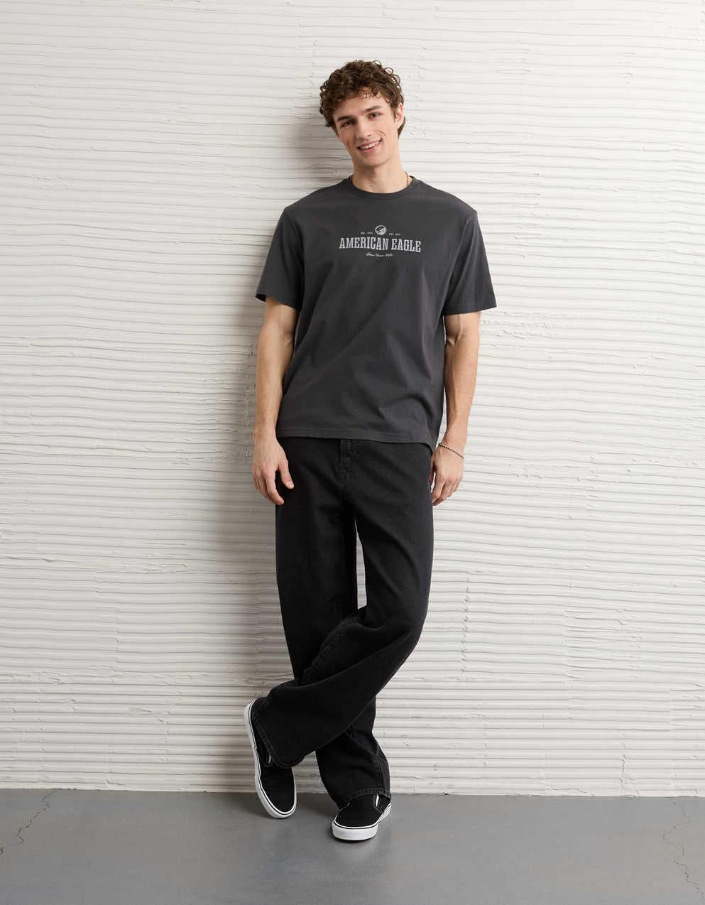 AE Standard Fit Logo Graphic T-Shirt