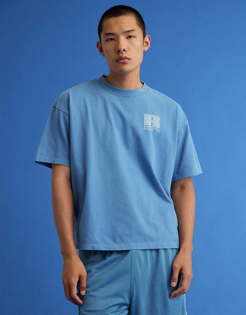 AE x Russell Athletic重量鷹圖案 T 恤
