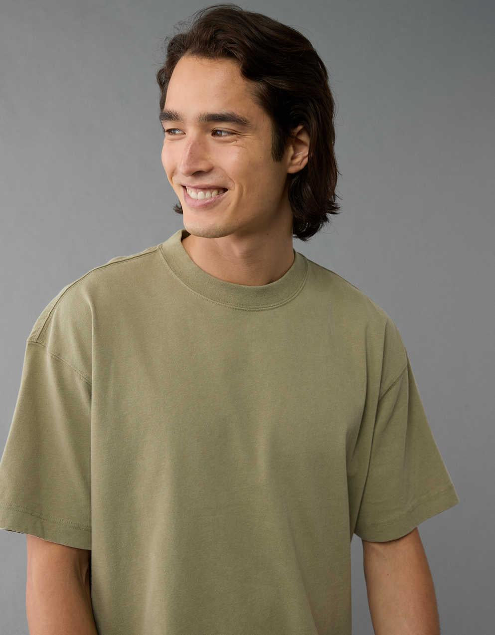 AE Boxy 平紋布 T 恤