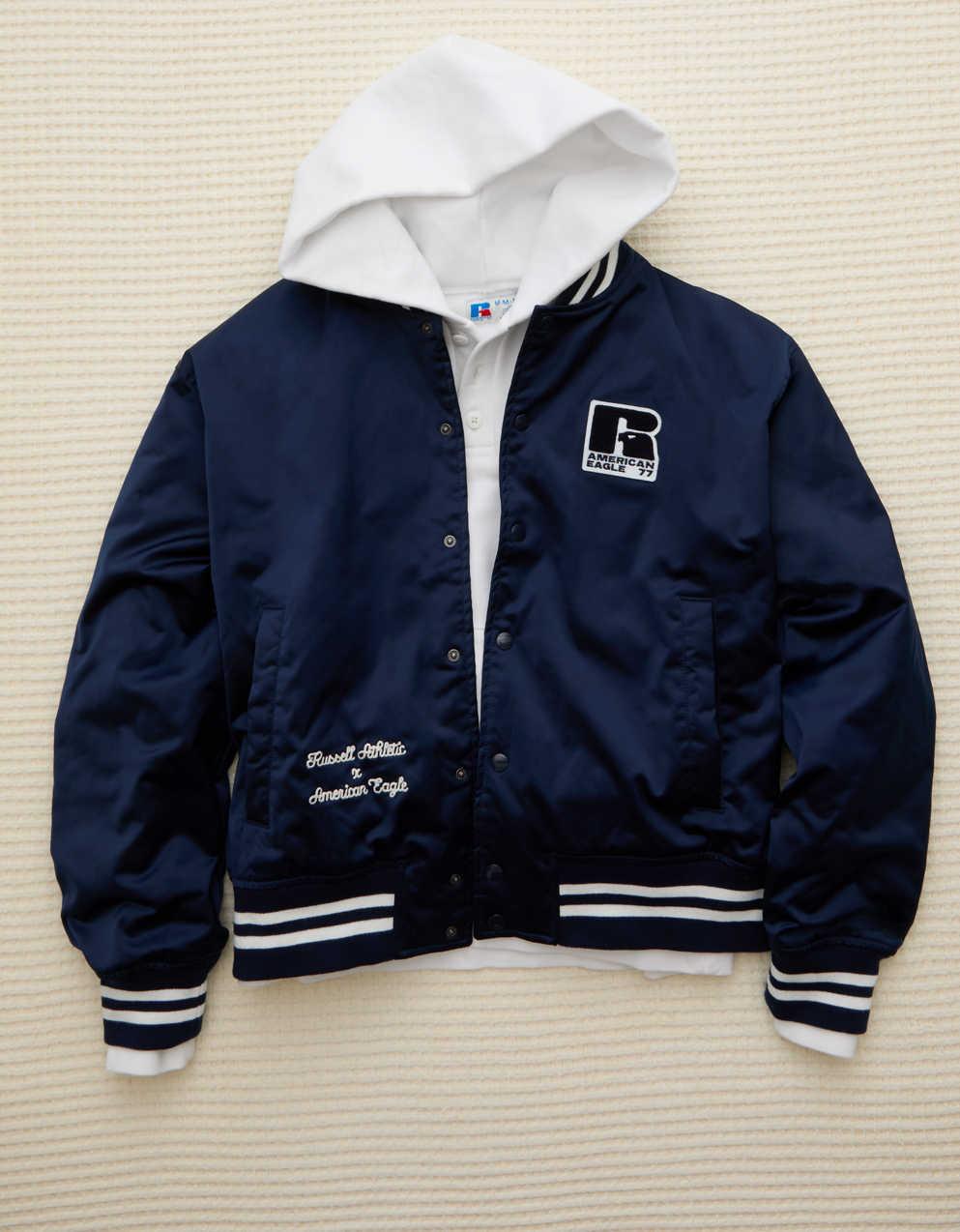 AE x Russell Athletic大學外套
