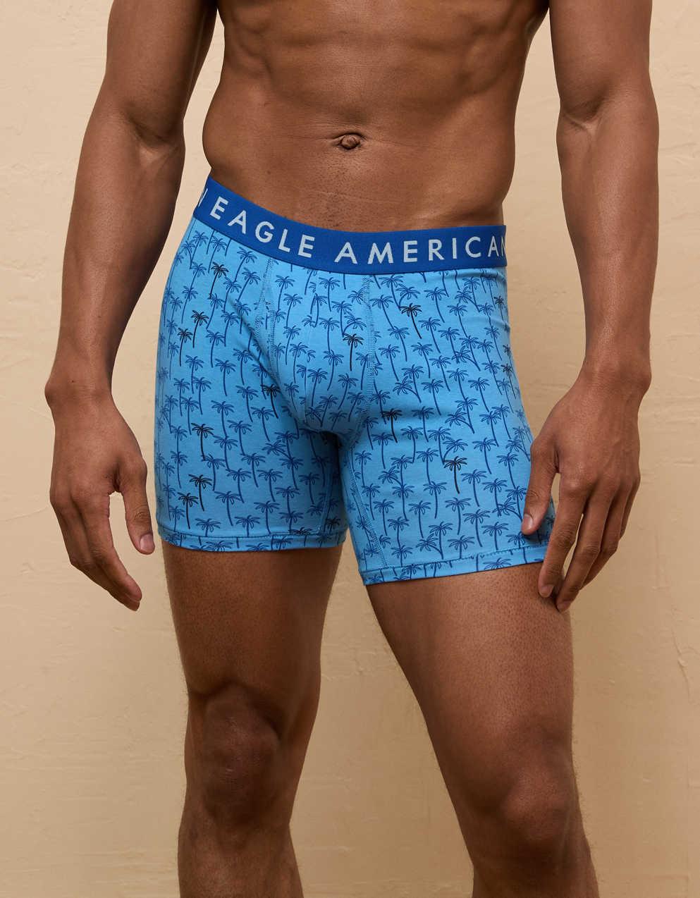 AEO 男士棕櫚樹 6' 經典平角短褲