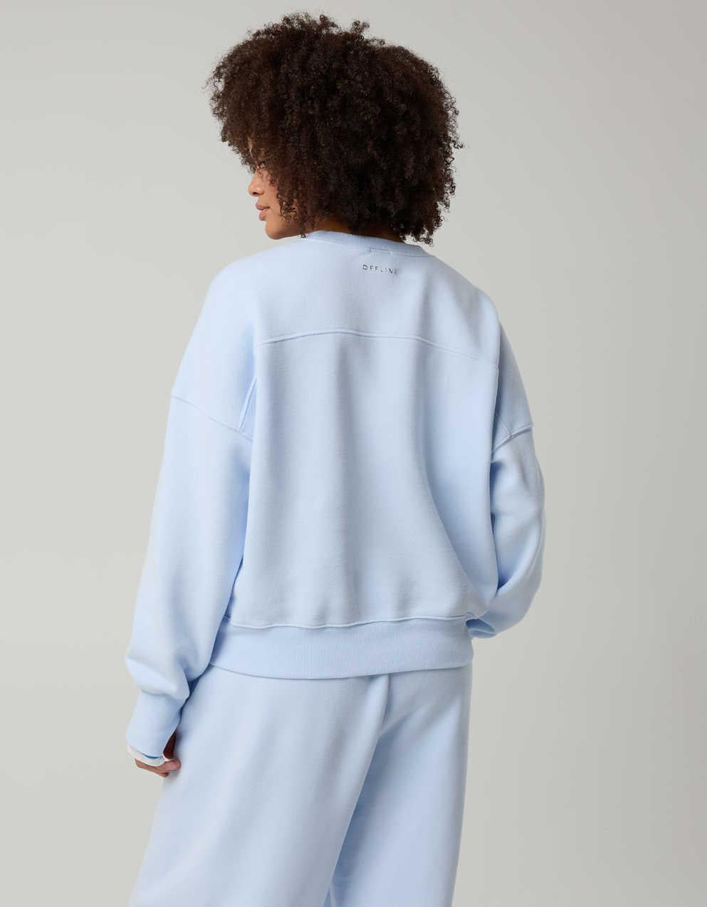 OFFLINE By Aerie Cloud Fleece Classic Crewneck Sweatshirt