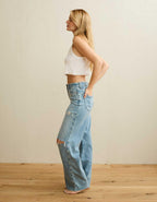 AE Curvy Super High-Waisted Baggy Wide-Leg Jean