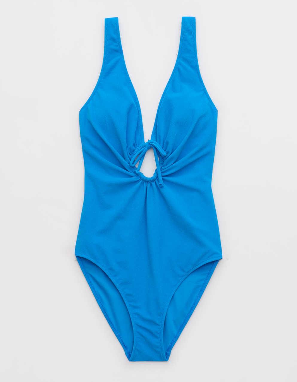 Aerie 特里鑰匙孔連身衣