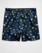 AEO Men's Olives Satin Pocket Boxer Short