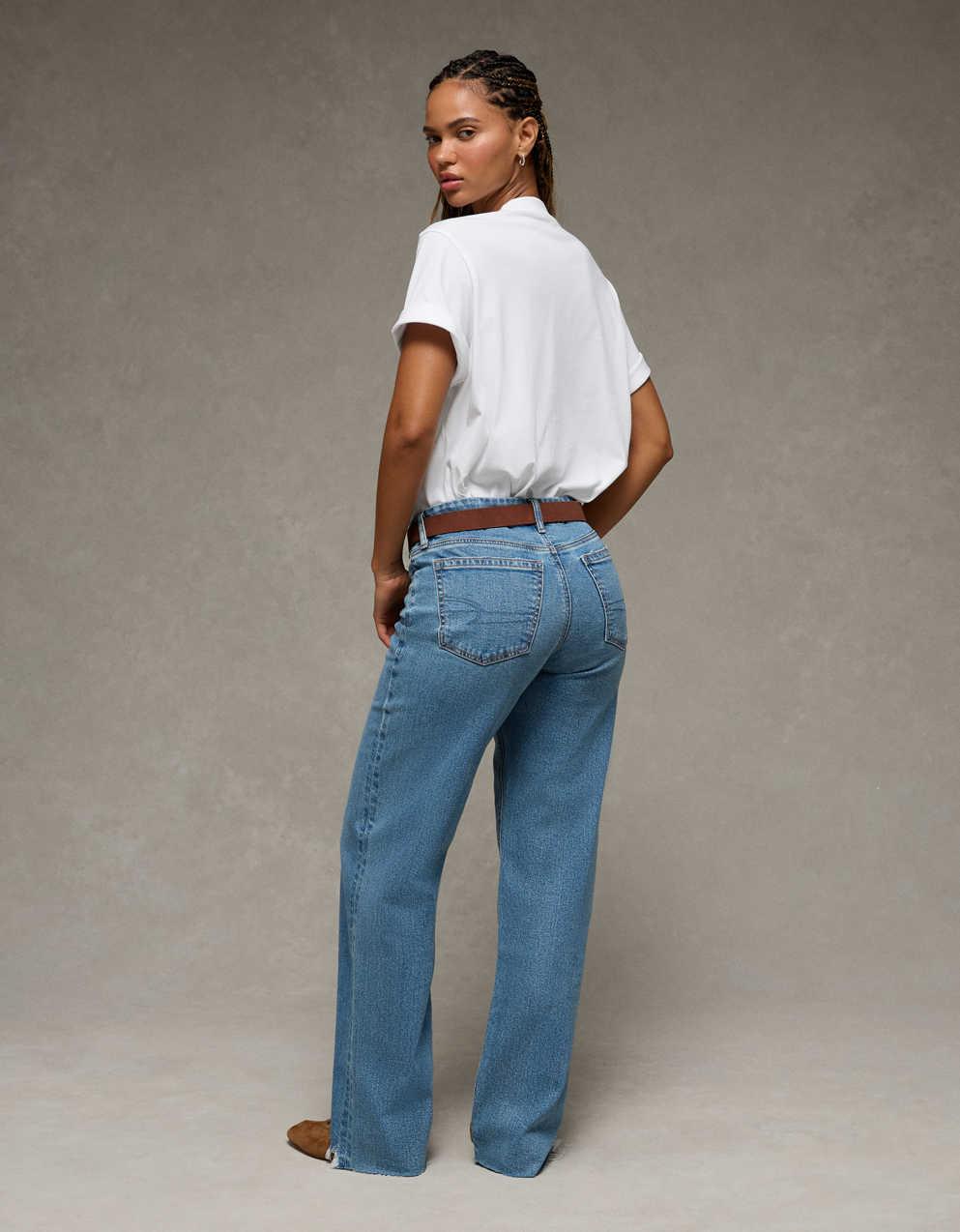AE Curvy High-Waisted Stovepipe Jean