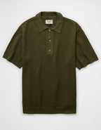 AE 珠地布針織 Polo 衫
