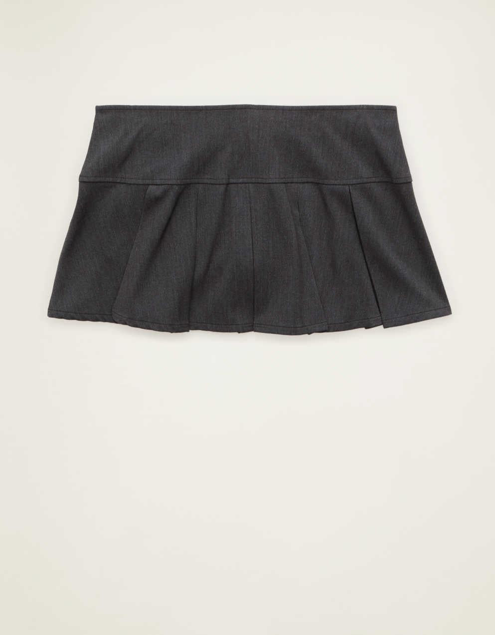 AE Super Low-Rise Pleated Micro Skirt