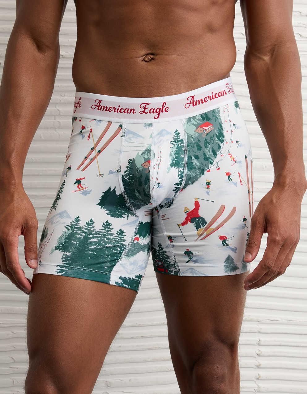 AEO 男士滑雪後 6' 彈性平腳短褲