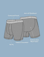 AEO Men's 6" Temp Tech Cooling Mesh Boxer Brief