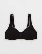 OFFLINE By Aerie Real Me XTRA Rib Picot Sports Bra