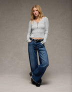 AE Lace-Up Sweater