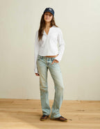 AE Fitted Poplin Button-Up Shirt