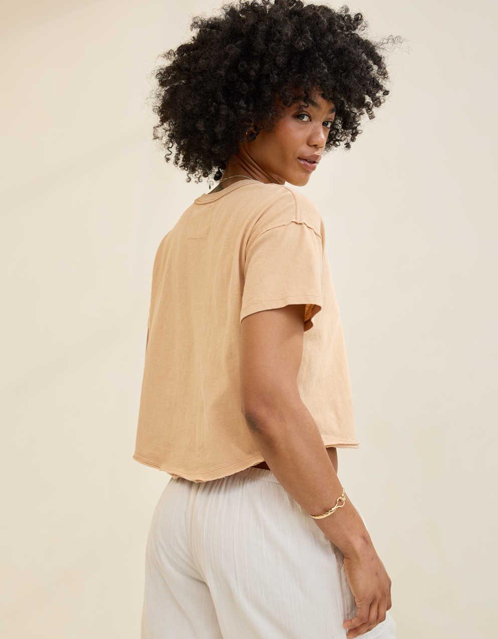 Aerie Summer Breeze Cropped T-Shirt