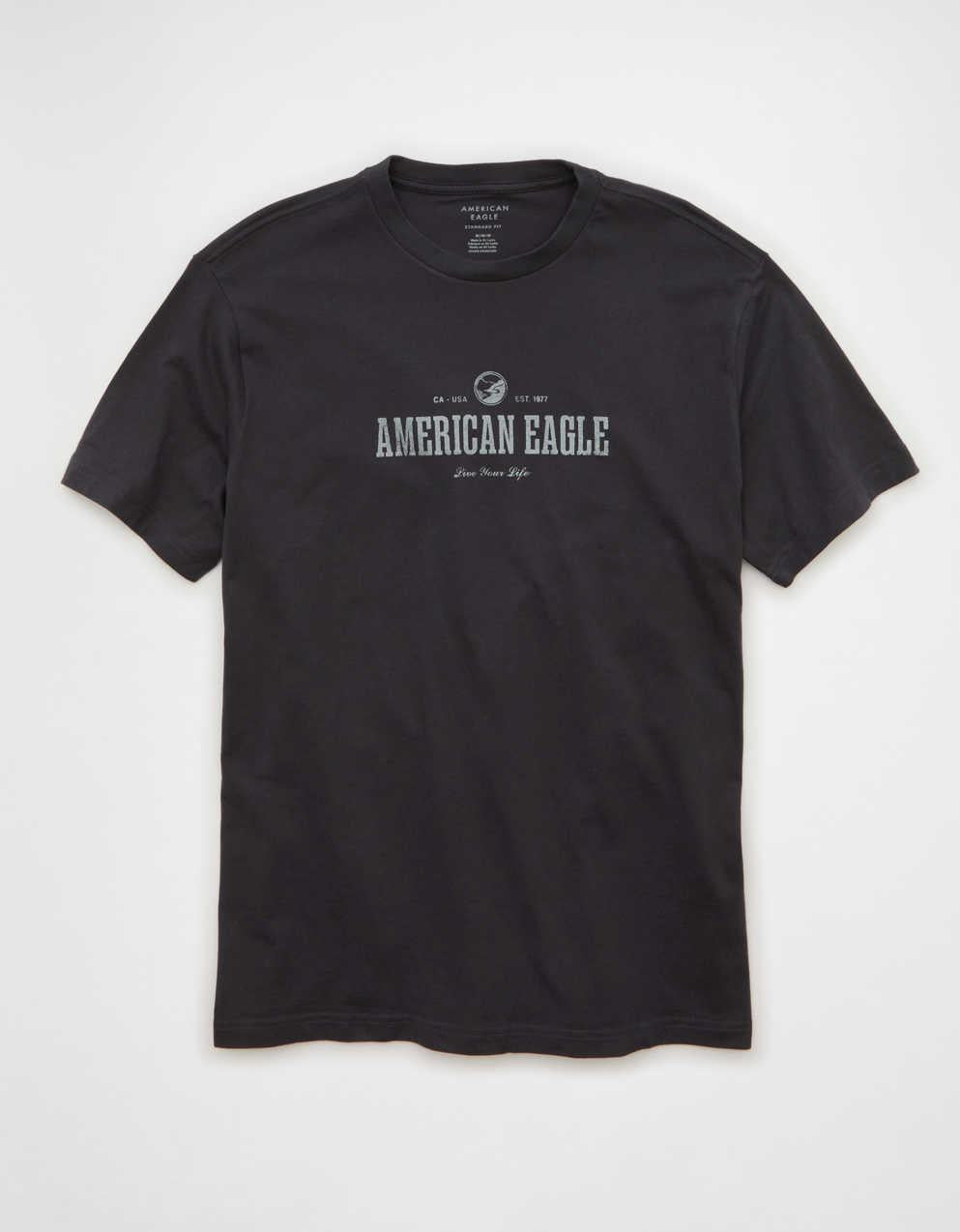 AE Standard Fit Logo Graphic T-Shirt