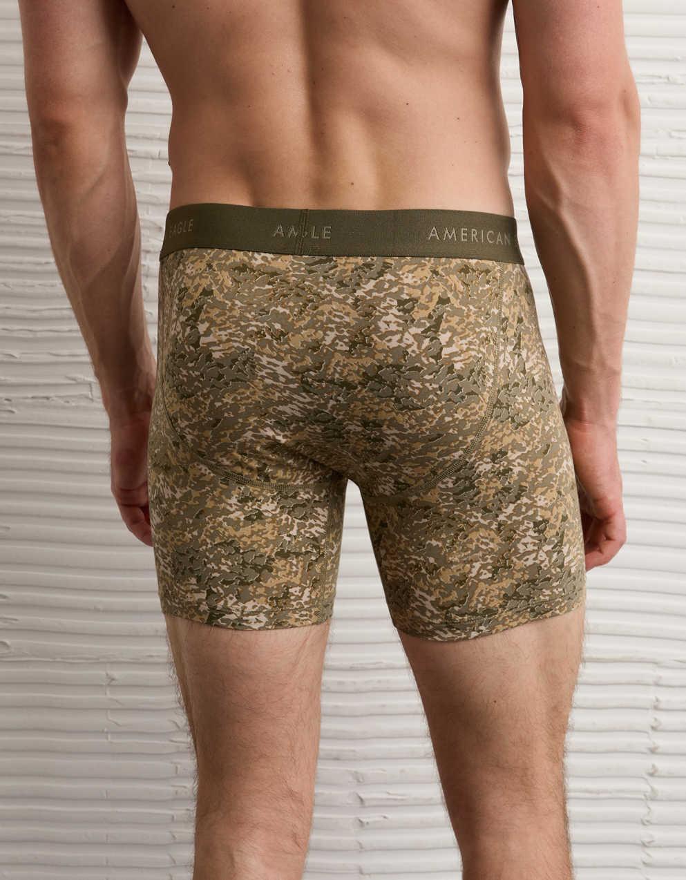 AEO 男裝迷彩 6" 經典棉質拳擊短褲