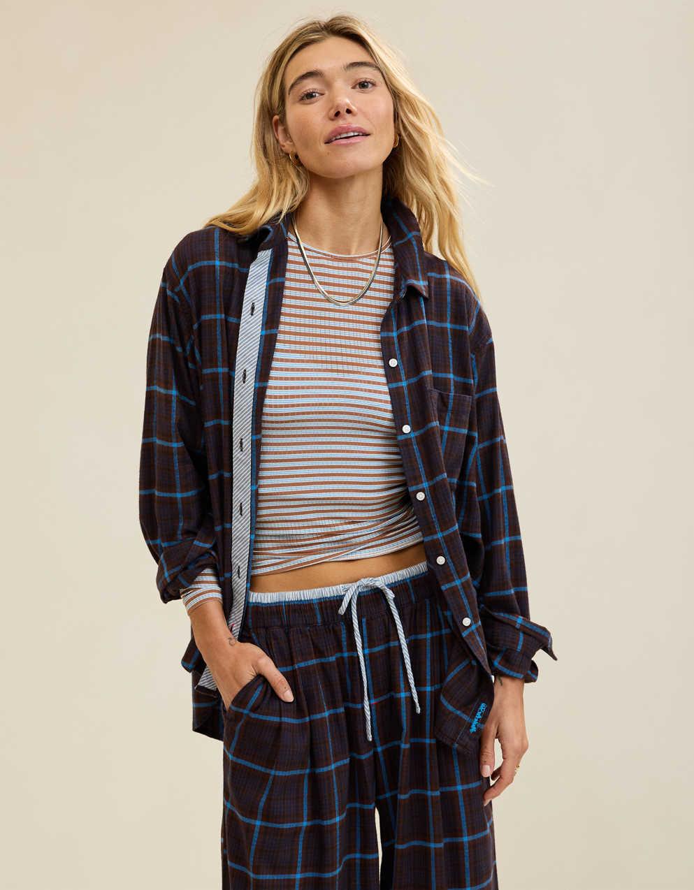 Aerie法蘭絨睡衣襯衫
