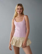 AE Cropped Crochet Tank Top