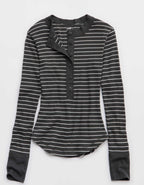Aerie Henley 必備分層 T 恤