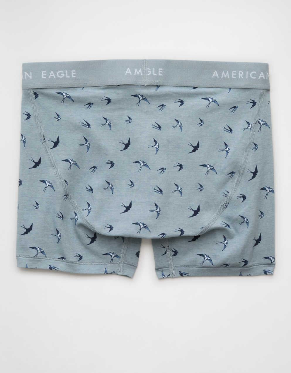 AEO 男士麻雀圖案 4.5' 經典平腳內褲