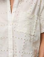AE 刺繡襯衫