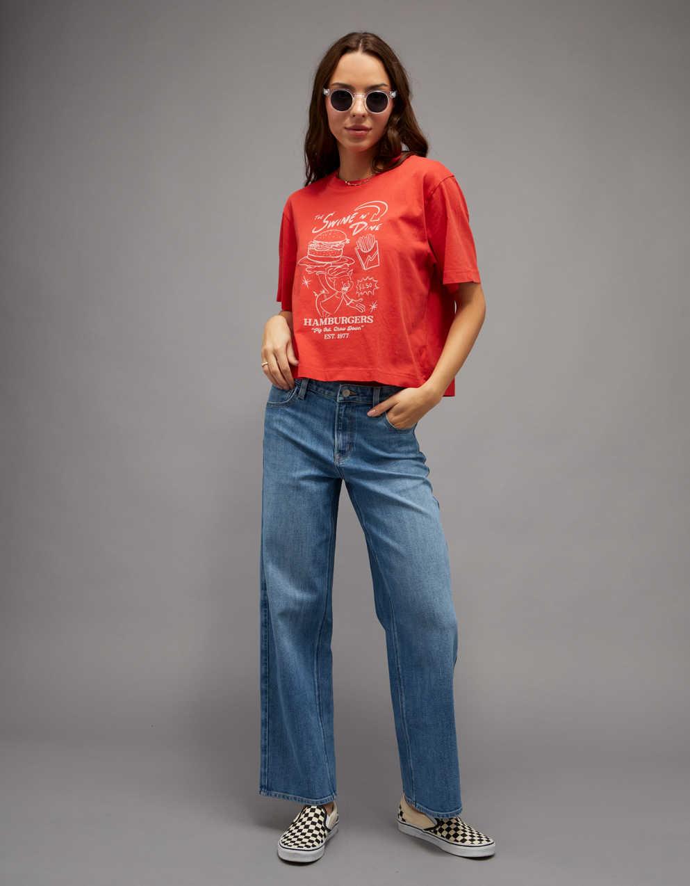AE Boxy Americana Graphic T-Shirt