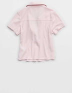 Aerie 短版Polo T 恤