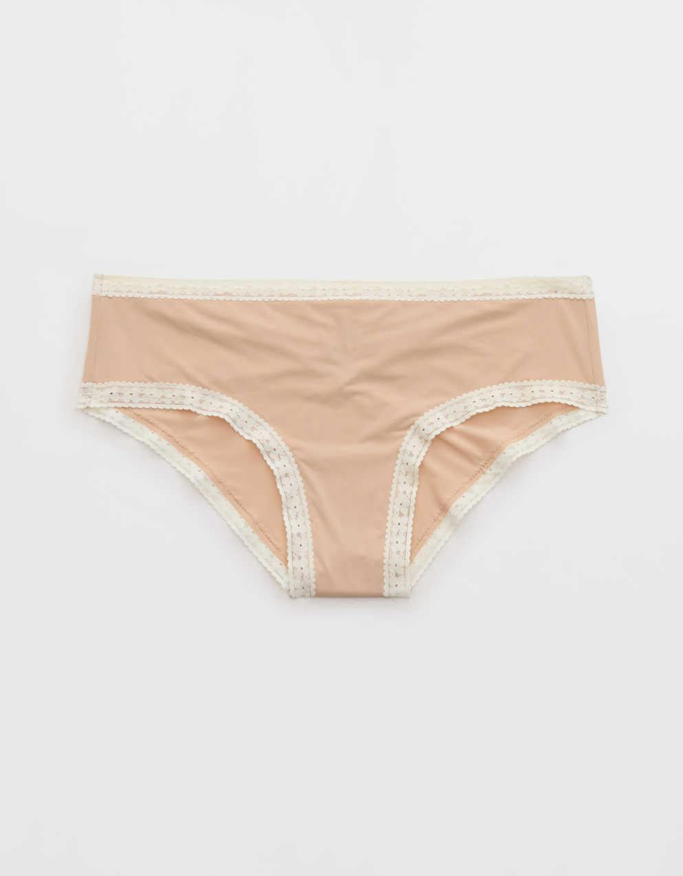 SMOOTHEZ Microfiber Lace Cheeky Underwear
