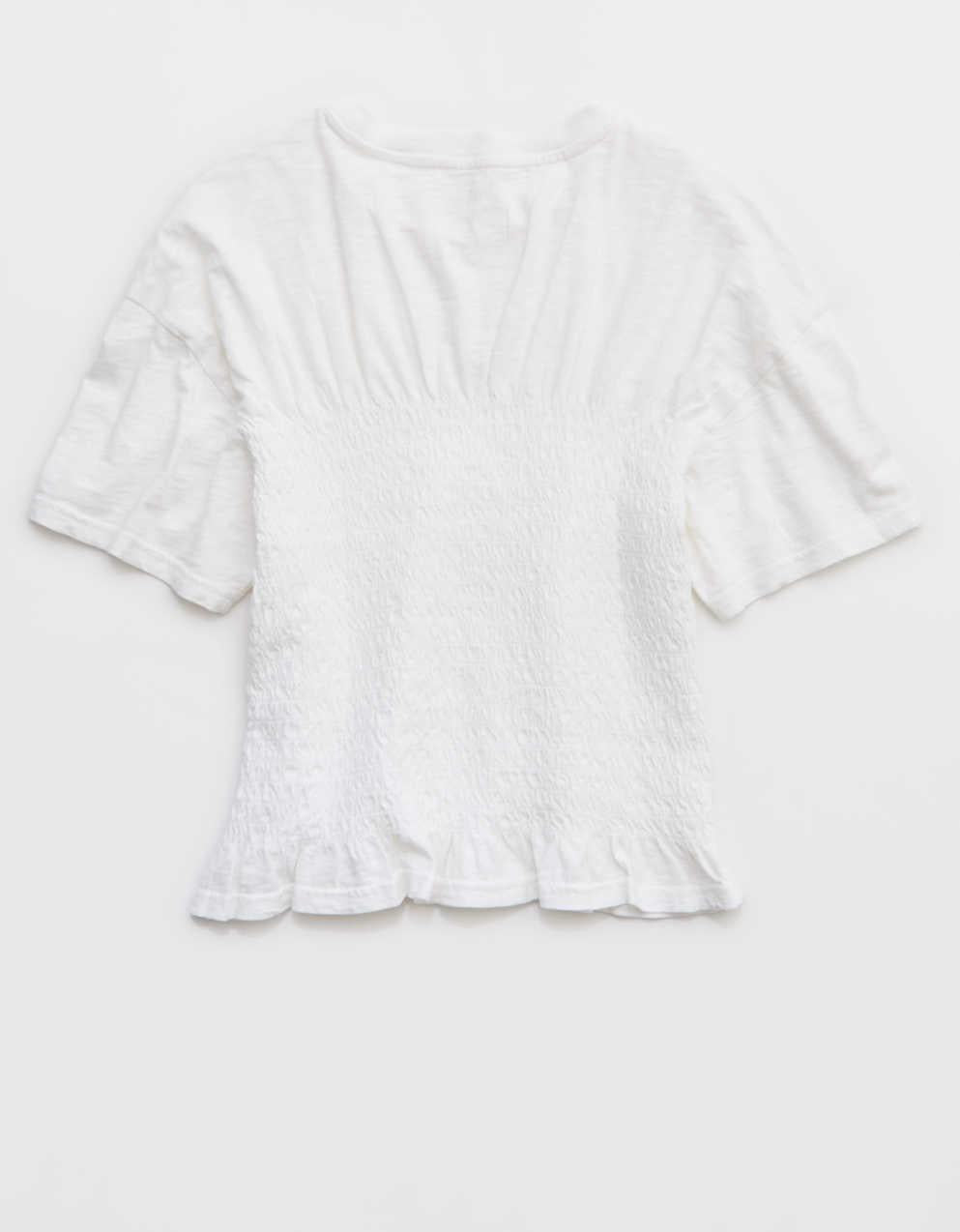 Aerie Smocked T-Shirt