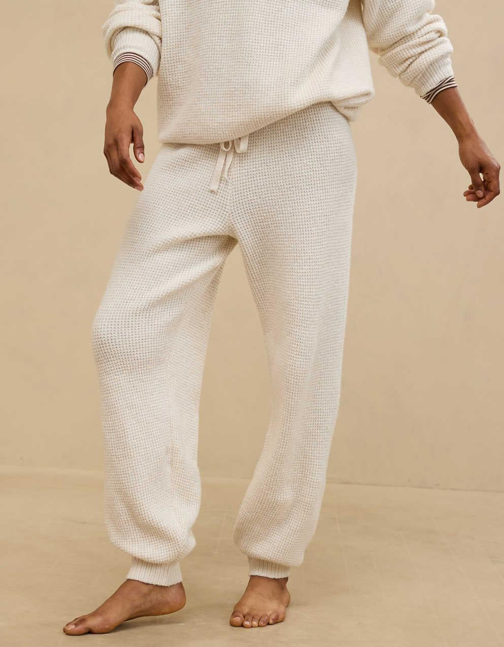 Aerie CozyUp華夫格慢跑褲