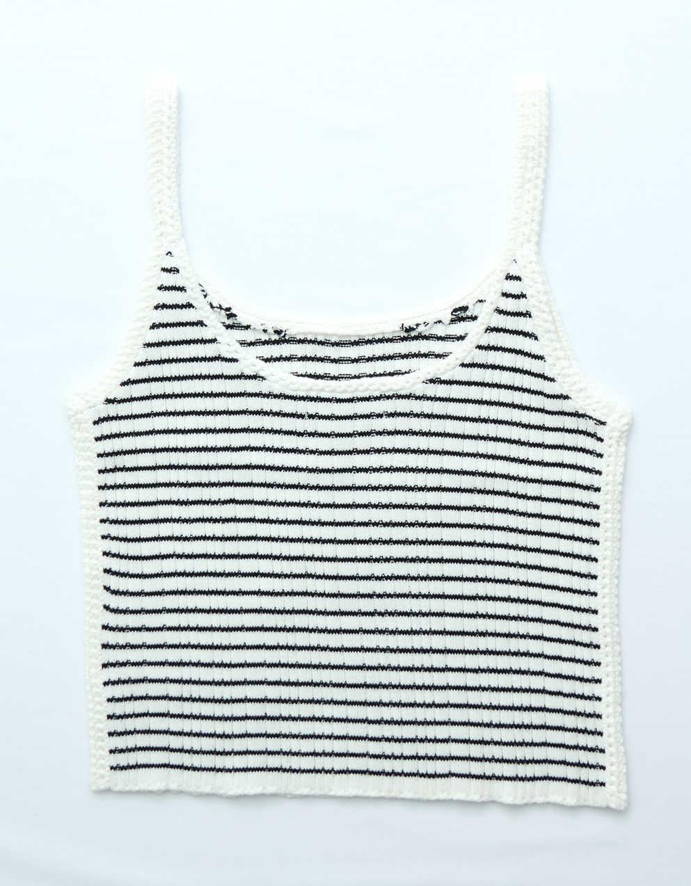 AE Crochet Trim Sweater Tank Top