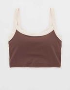 Offline By Aerie Real Me Low Key Ringer Longline Sports Bra